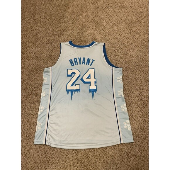 Kobe Bryant Legend 8 24 Light Blue Basketball Jersey, Size XL NBA - Picture 2 of 4